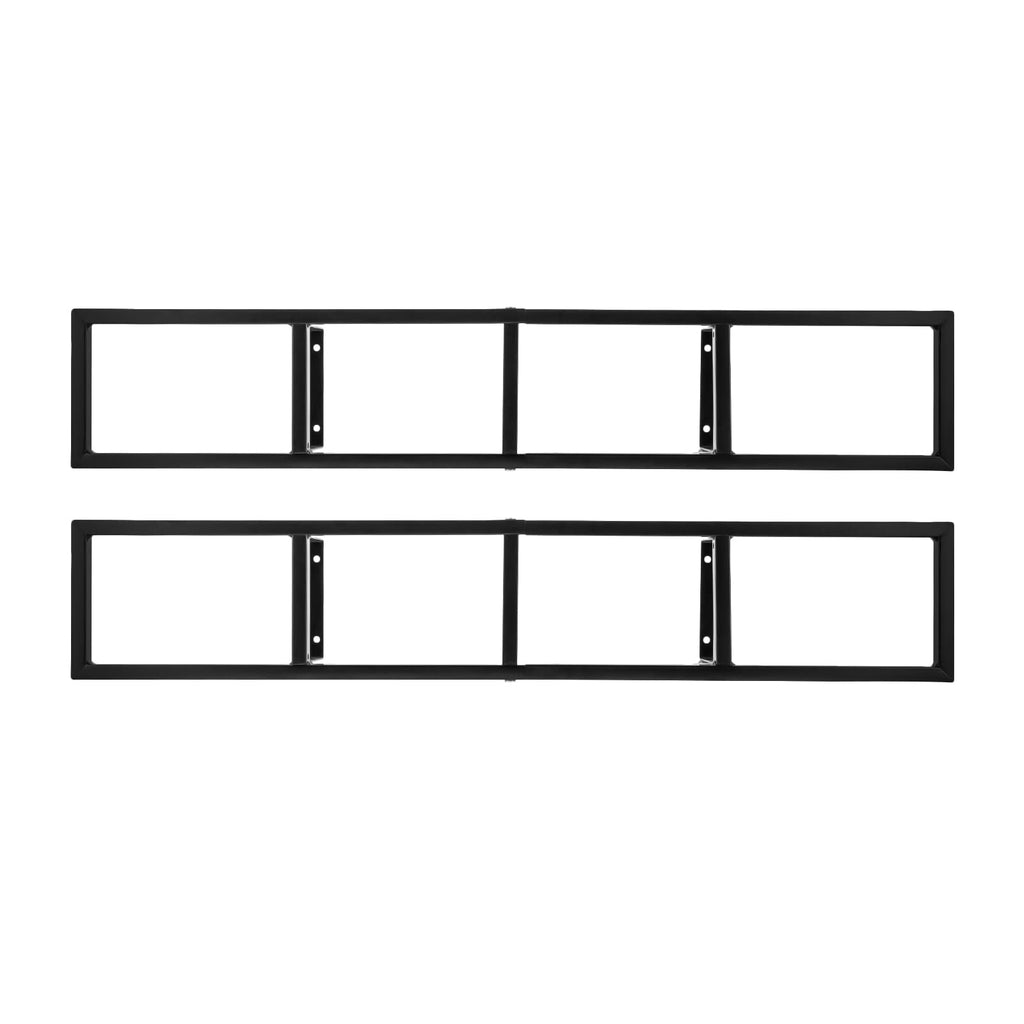 34 Inch Black Metal Media Storage Rack R8610