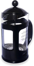 28 Ounce Glass French Press Coffee Maker with Stainless Steel Mesh Filter J734392