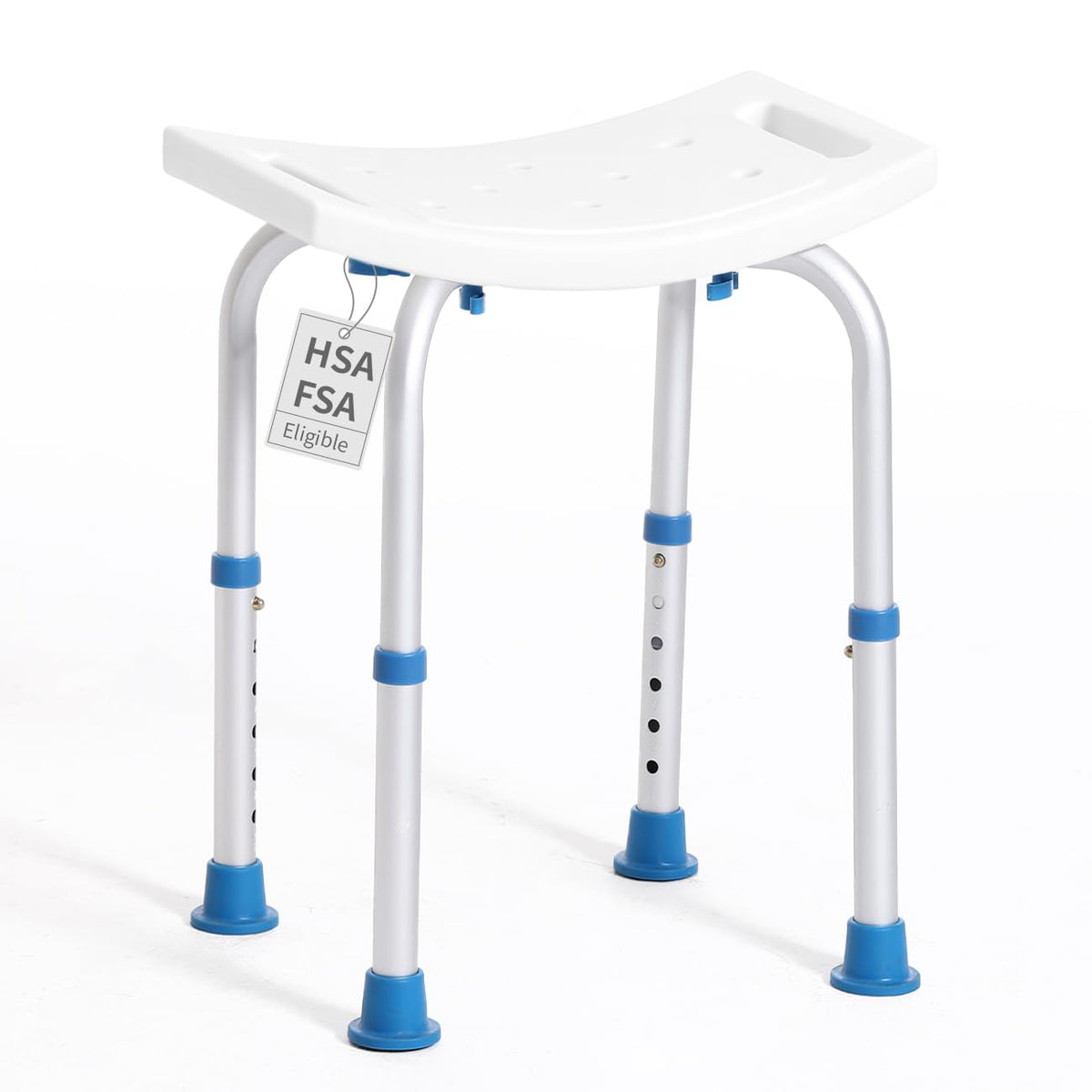 Shower Chair for Inside Shower, Tool-Free Assembly Shower Seat for Bathtub H67447