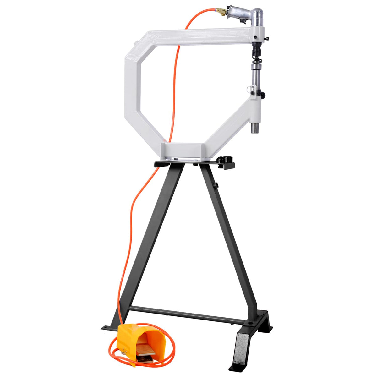 Pneumatic Planishing Hammer with Steel Frame Stand and Foot Pedal F326