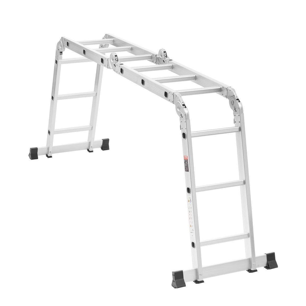 Multi-Purpose Folding Ladder, 7-in-1 Adjustable Telescoping Ladder, 330 lbs Capacity O864