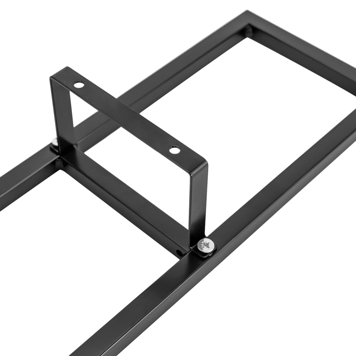 34 Inch Black Metal Media Storage Rack R8610
