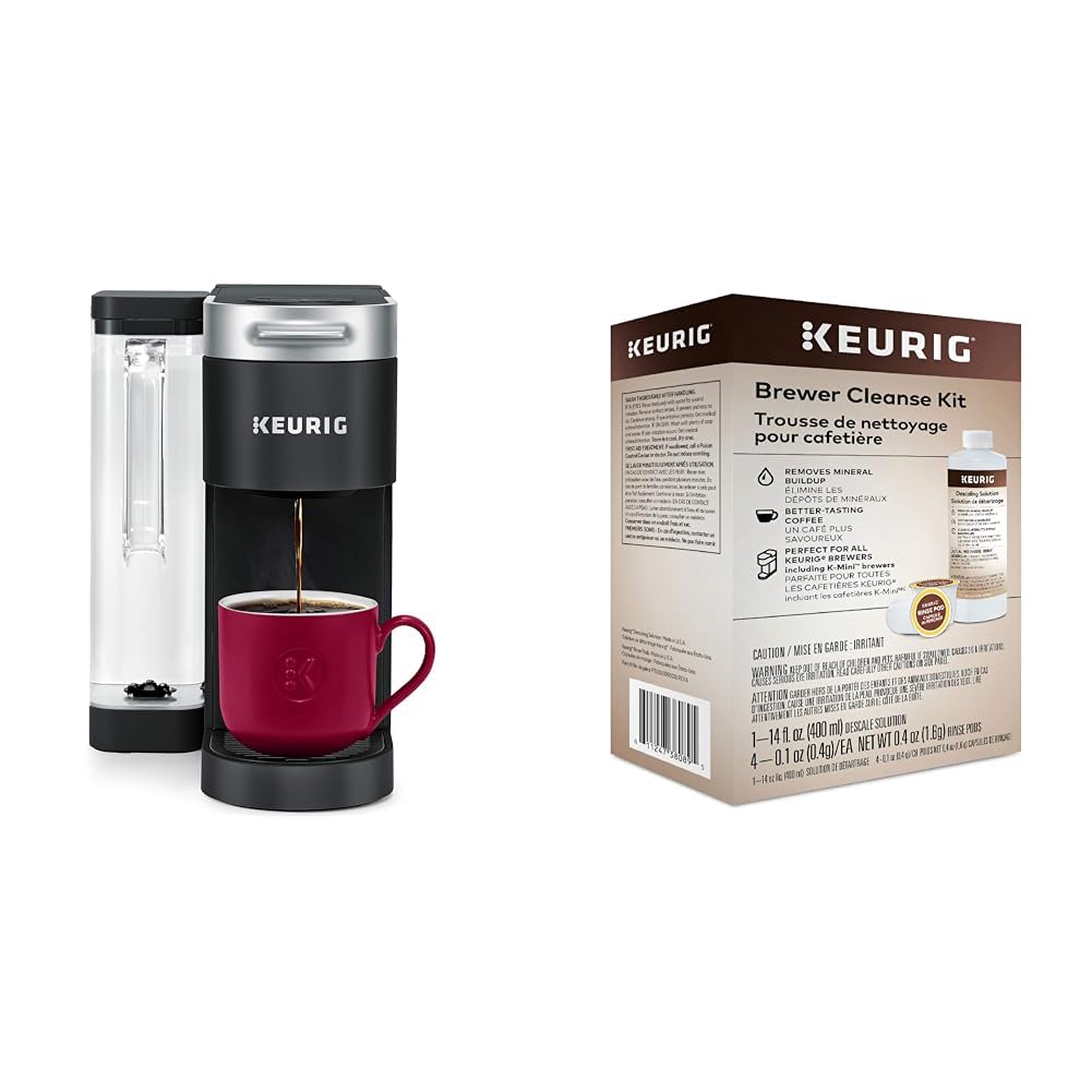 Single Serve K-Cup Pod Coffee Maker & Cleanse Kit S809