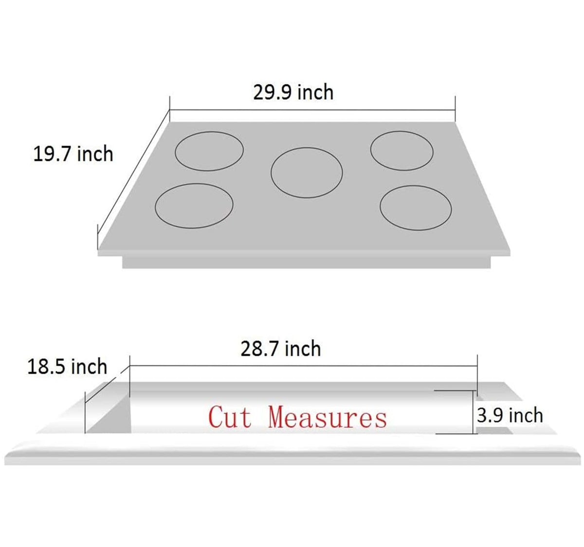 30 Inch Stainless Steel 5 Burners Gas Cooktop D845506