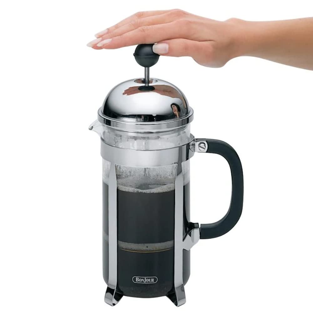 Stainless Steel French Press with Glass Carafe C7241