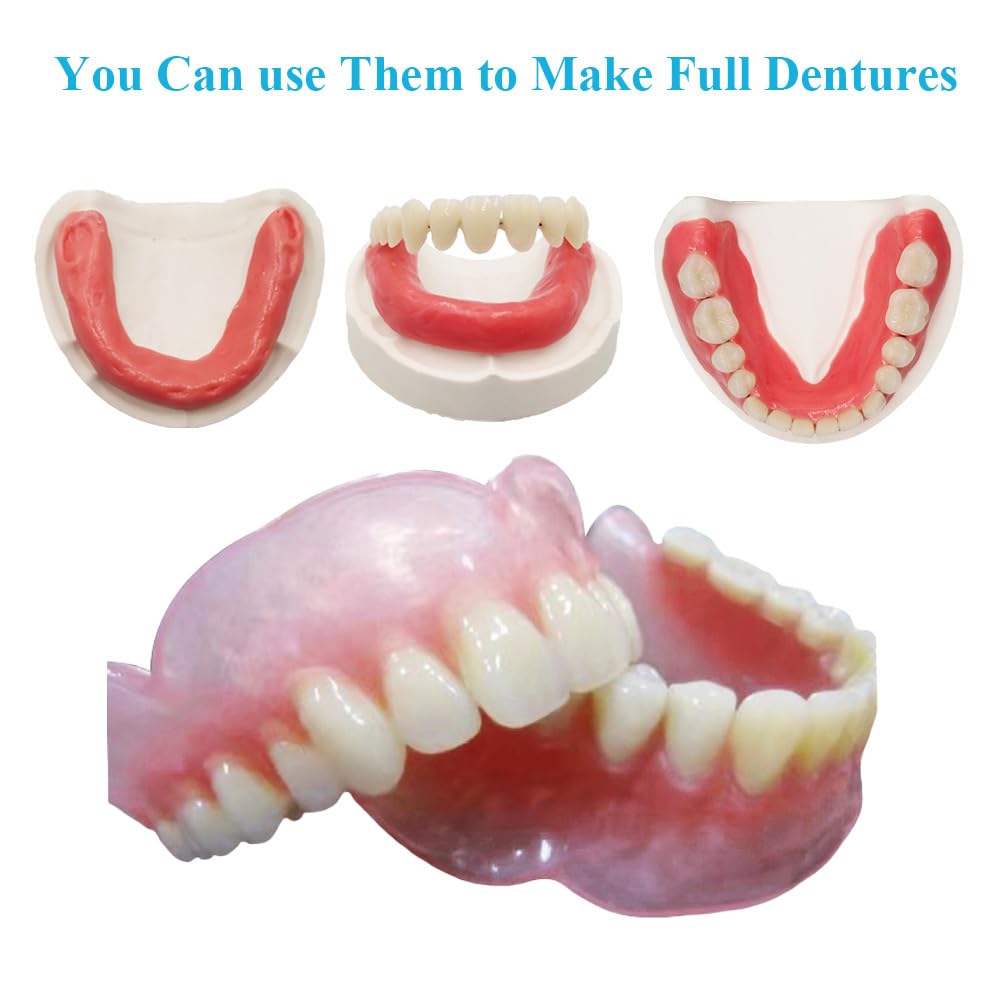 DIY Denture Making Kit with Tool Kit and Temporary Teeth W8546