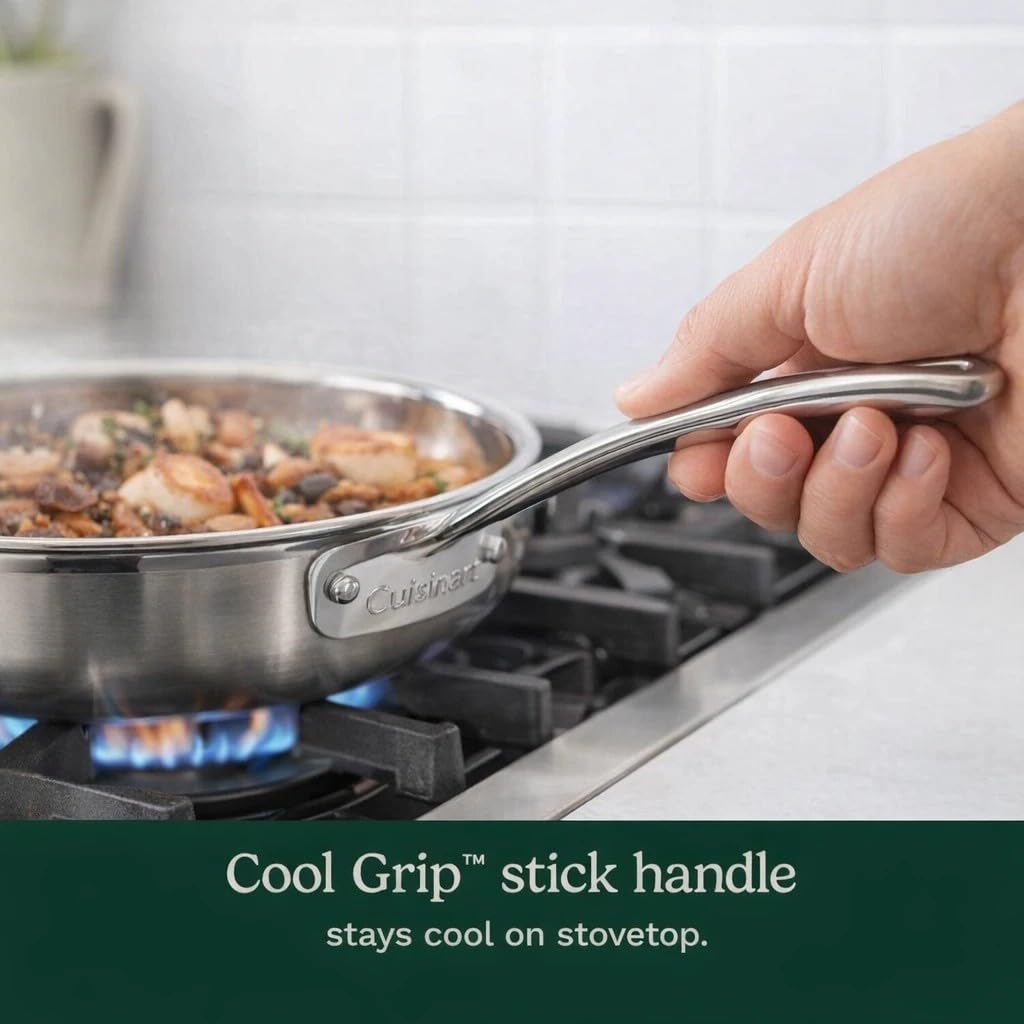 Stainless Steel 12 pc Induction Compatible Cookware Set D61702