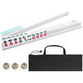 Pine Wood Mahjong Racks with Pushers Set of 4 O4775