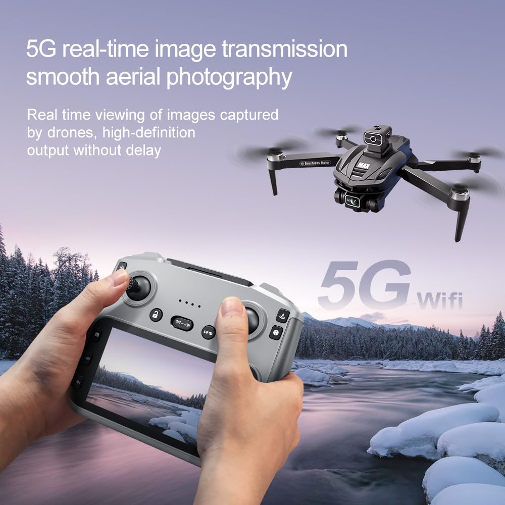 4K Camera GPS Drone with 4.5" LCD Controller P823
