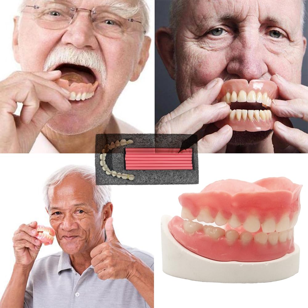 DIY Denture Making Kit with Tool Kit and Temporary Teeth W8546