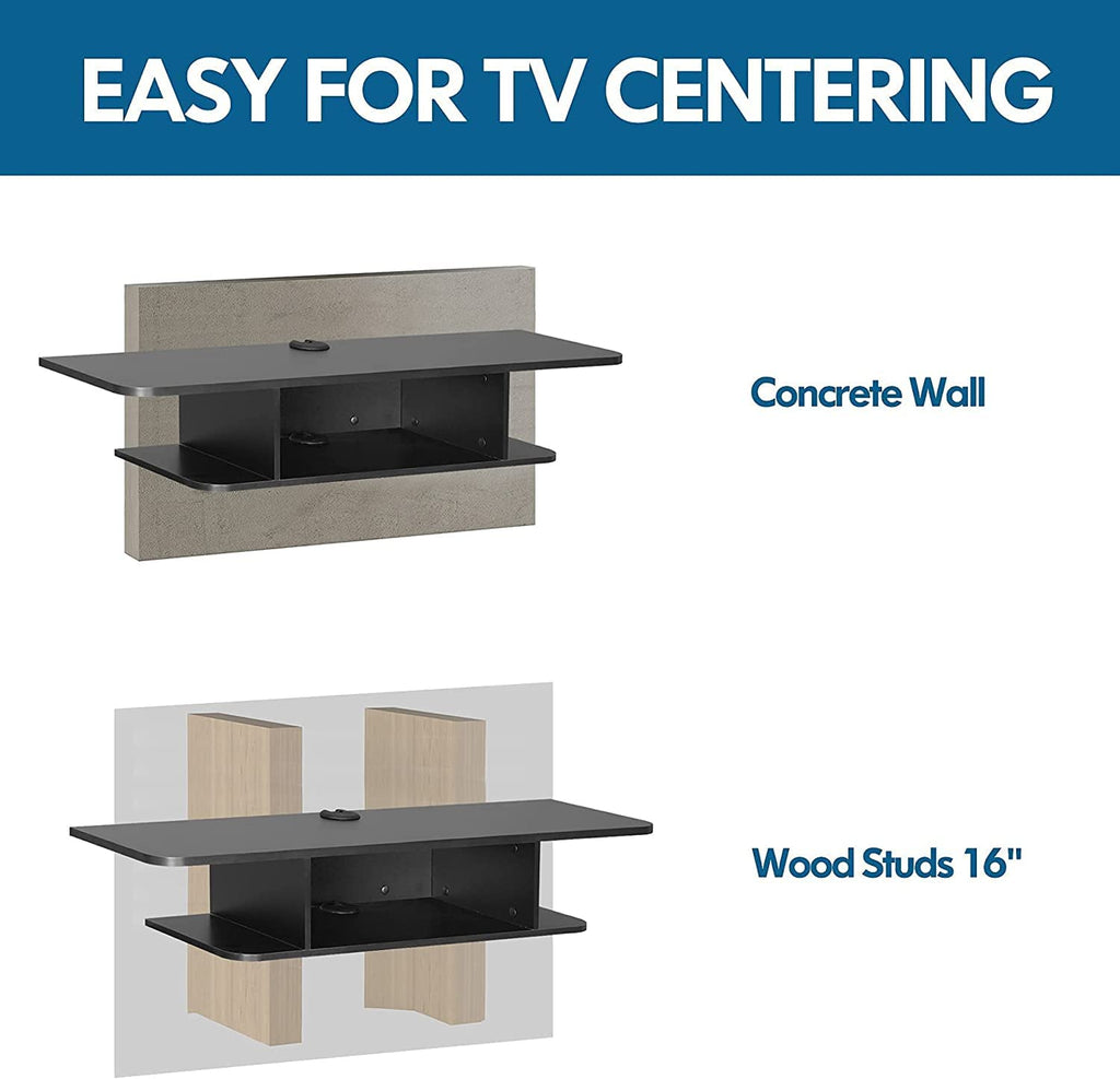 Black Floating TV Stand up to 55 Inch M80198