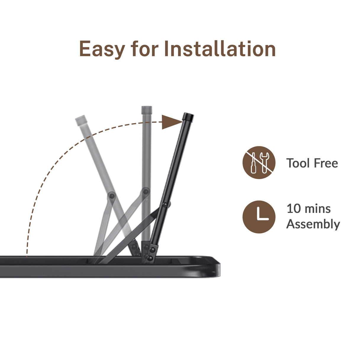 18 Inch Queen Metal Folding Bed Frame W7868
