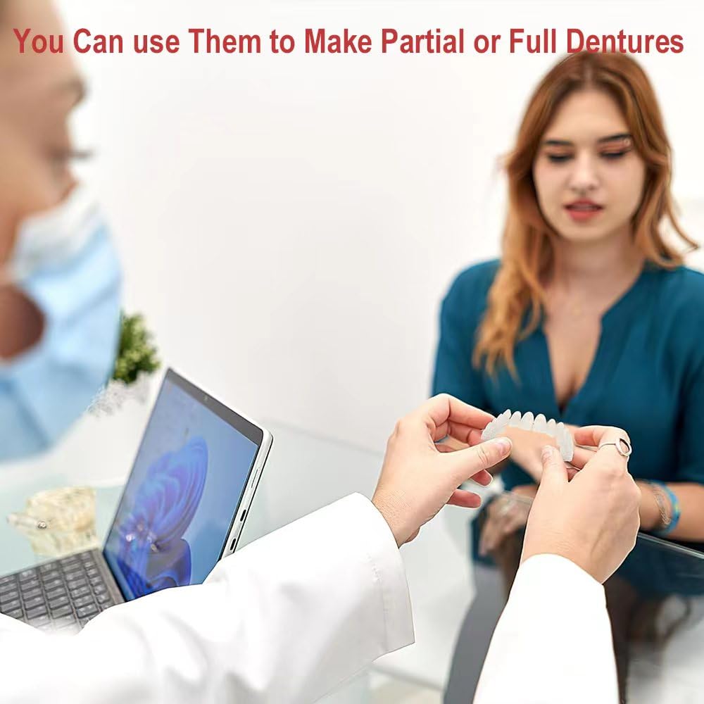 DIY Denture Making Kit with Tool Kit and Temporary Teeth W8546