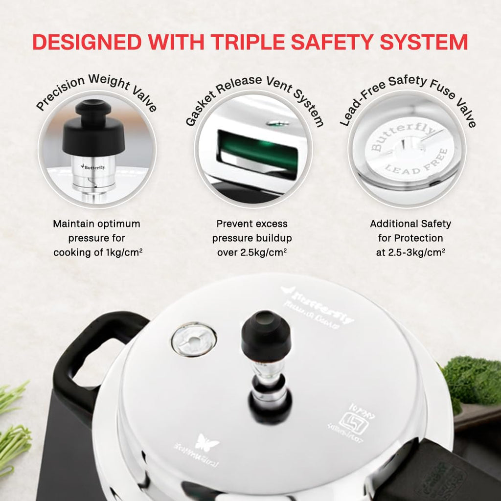 Stainless Steel 3-Liter Pressure Cooker C146055