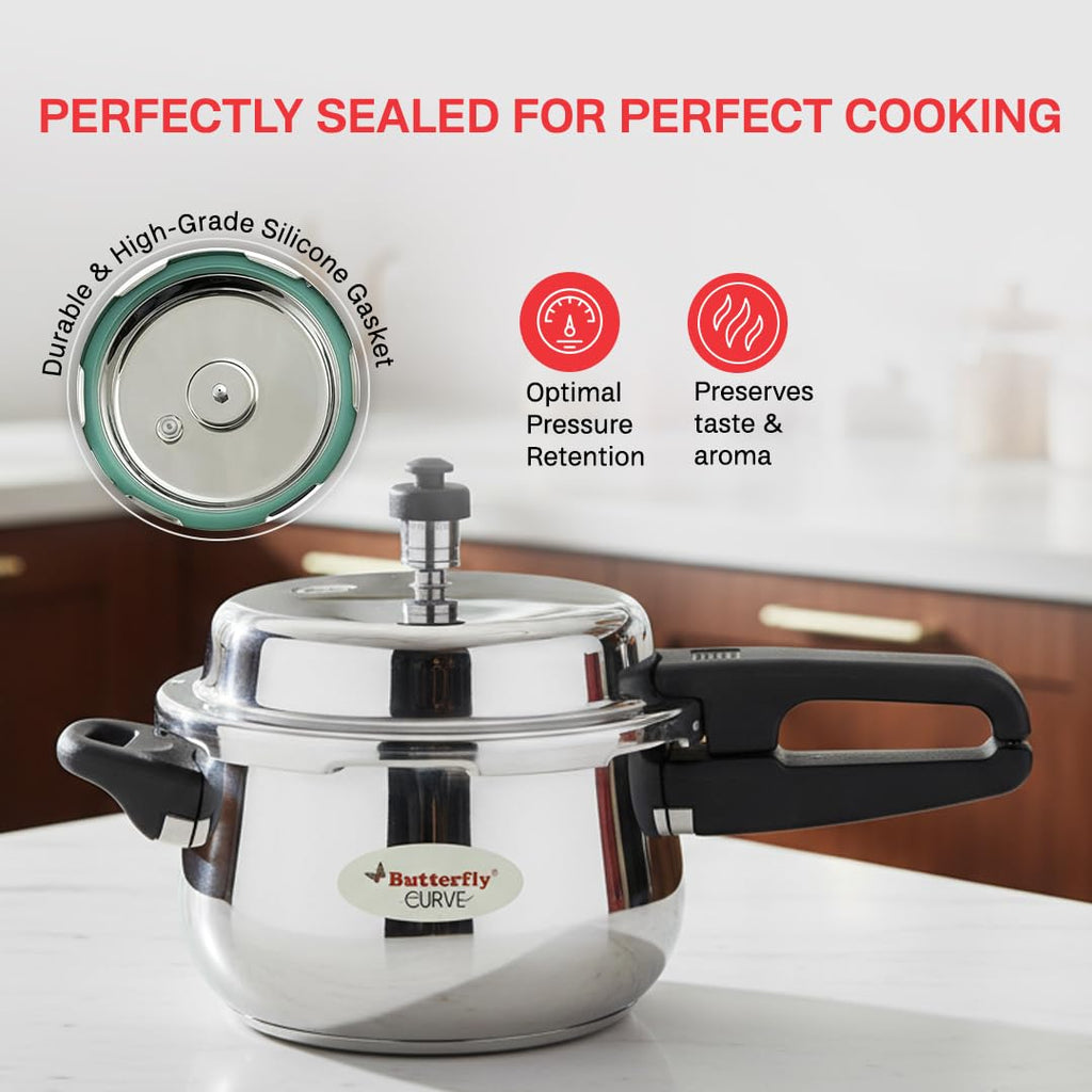 Stainless Steel 3-Liter Pressure Cooker C146055