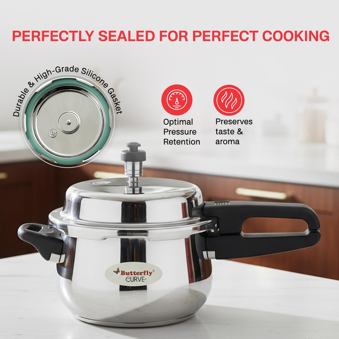 Stainless Steel 3-Liter Pressure Cooker C146055