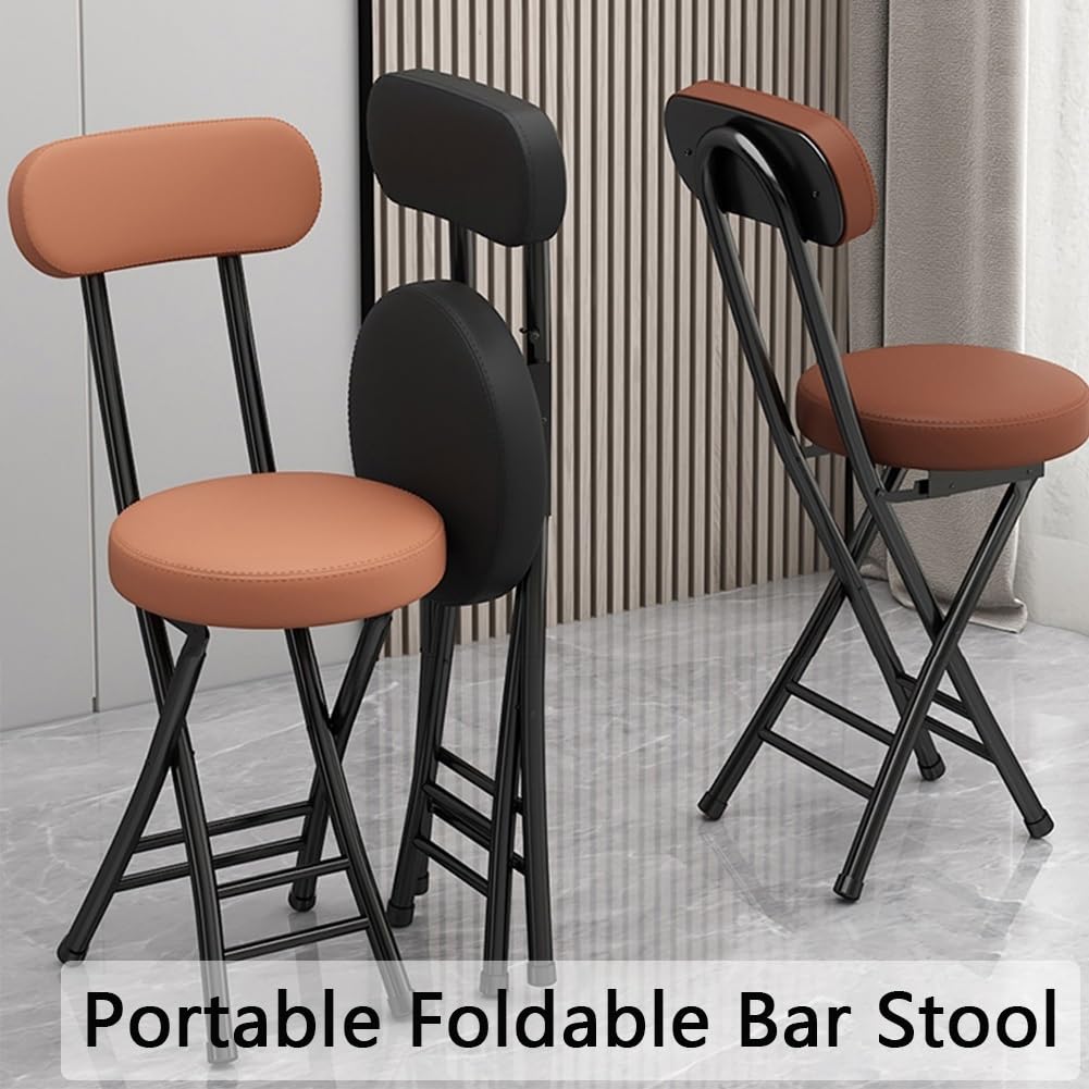 Black 18 inch Folding Stool D46151