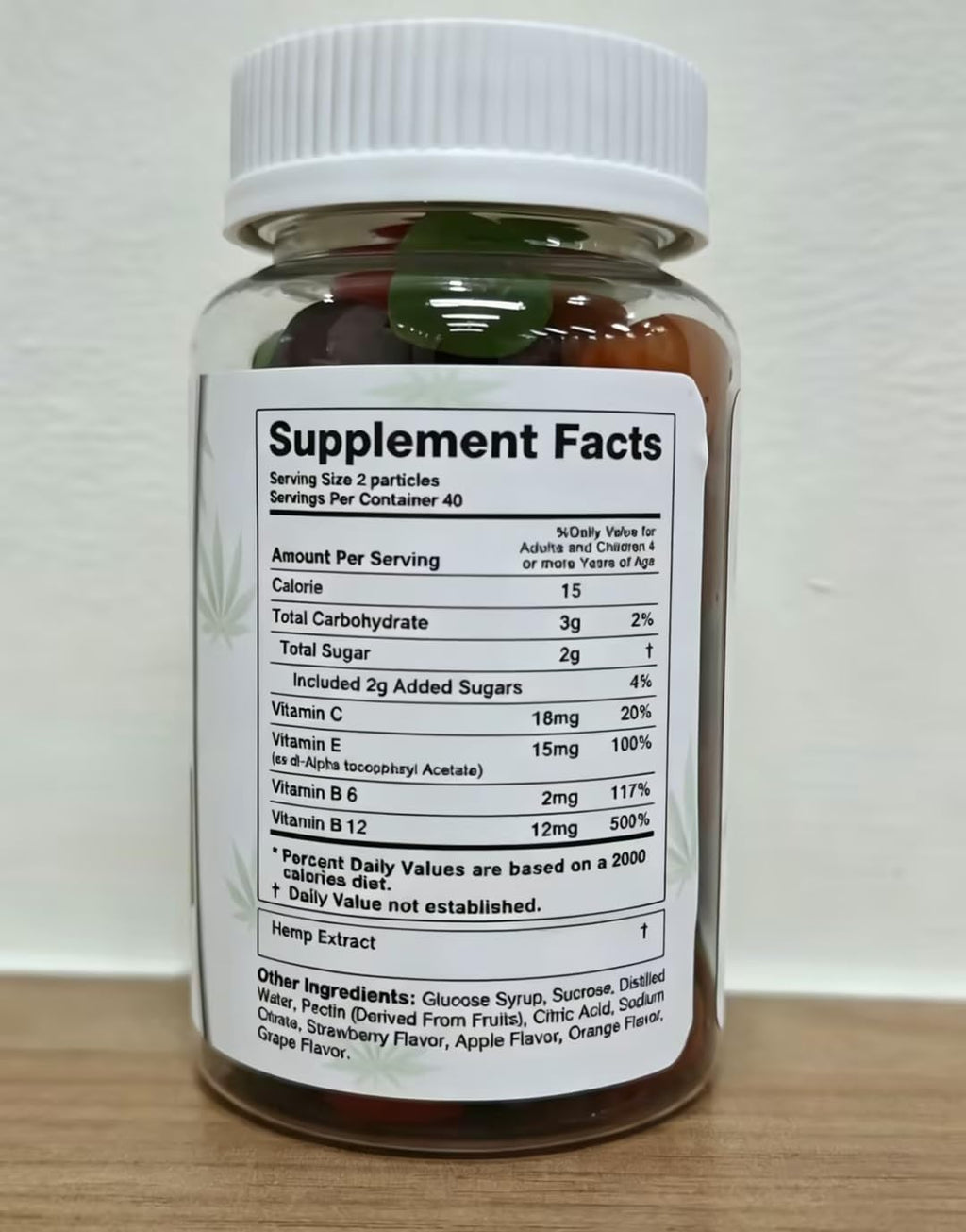 Organic Hemp Gummies 4 Pack Vegan T268