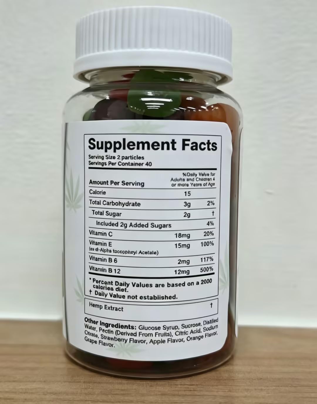 Organic Hemp Gummies 4 Pack Vegan T268