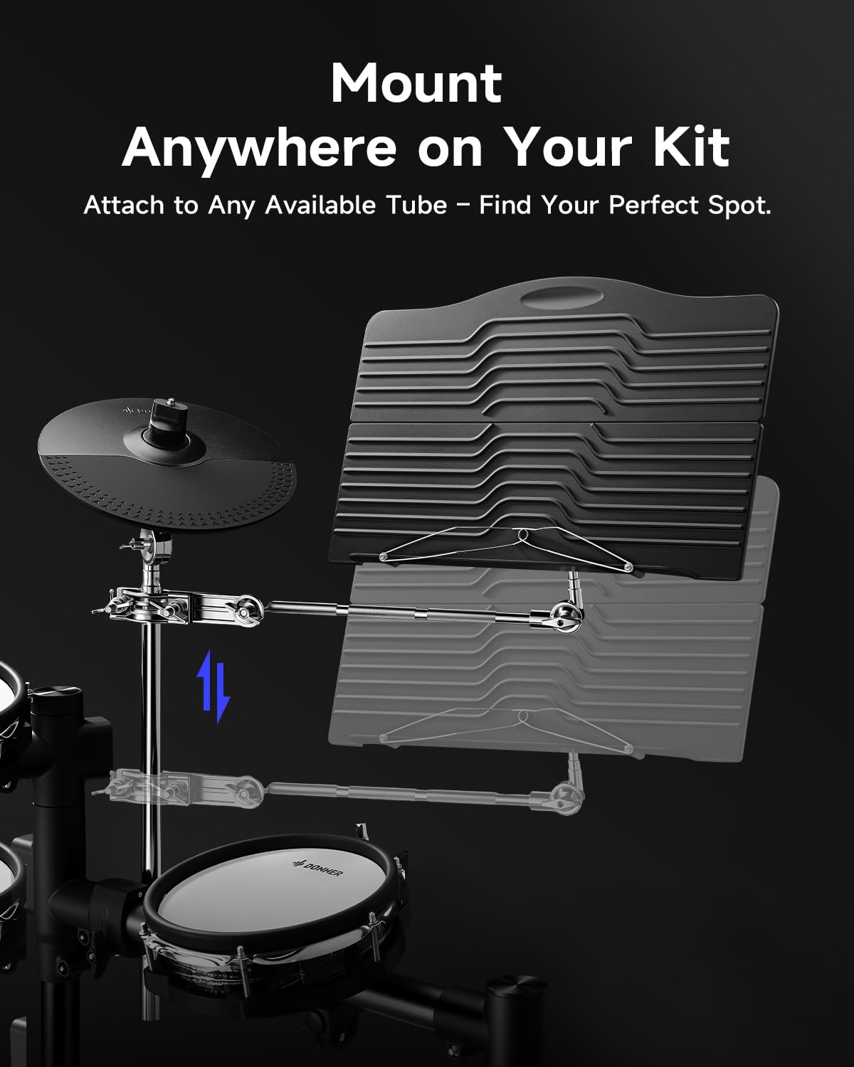 Adjustable Clamp On Sheet Music Tray R498813
