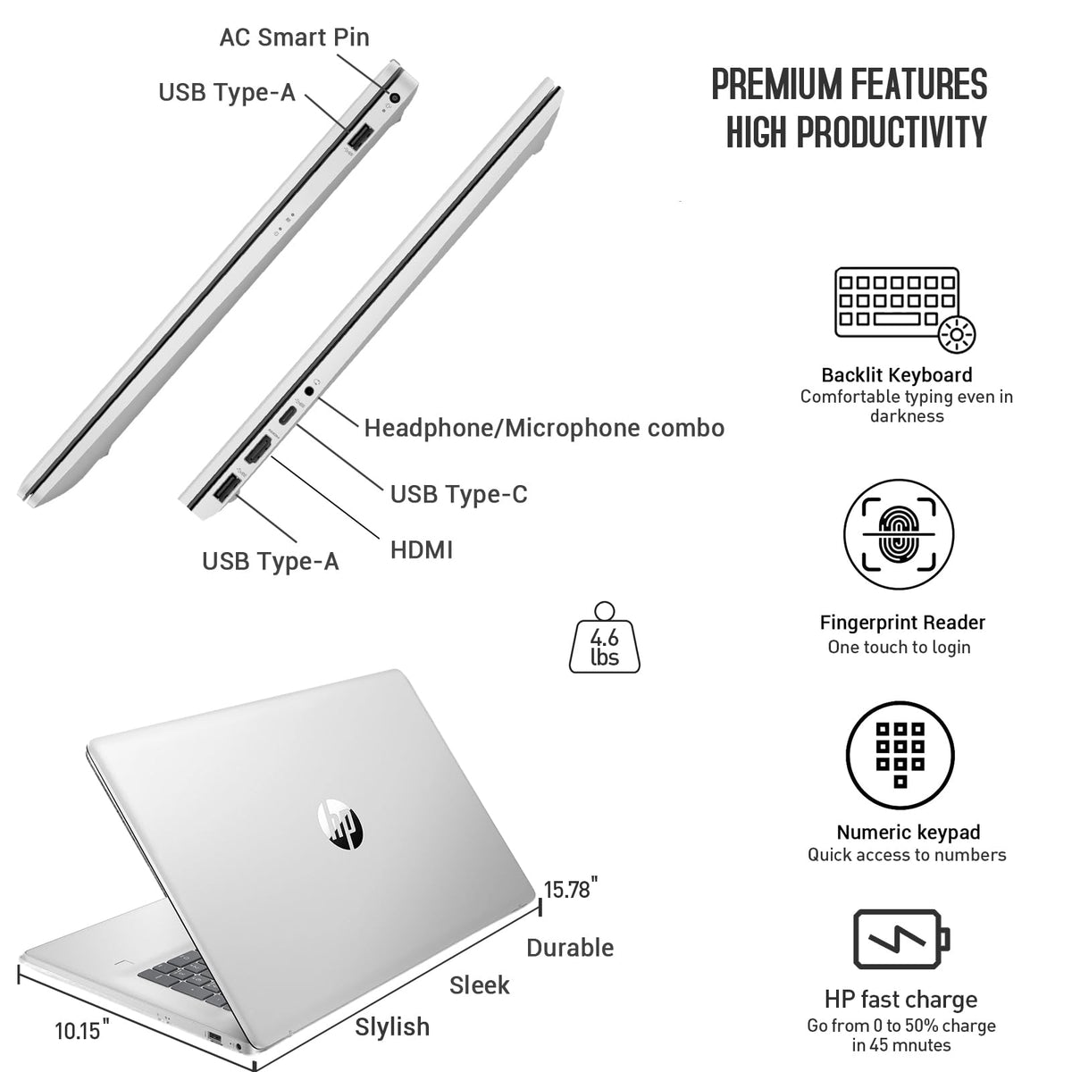 17.3 Inch Touchscreen Laptop C800762