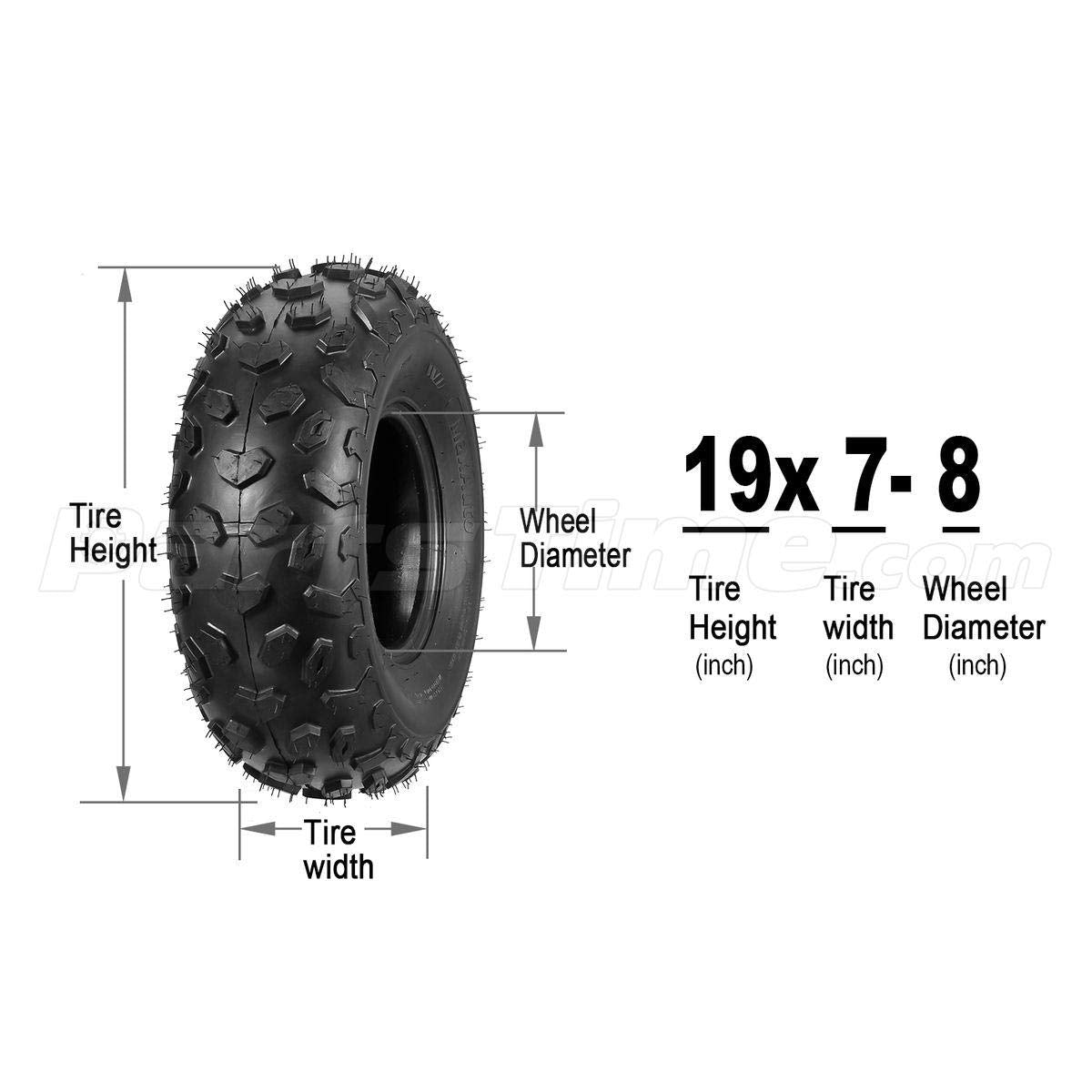2pcs 19x7-8 ATV Tires H219