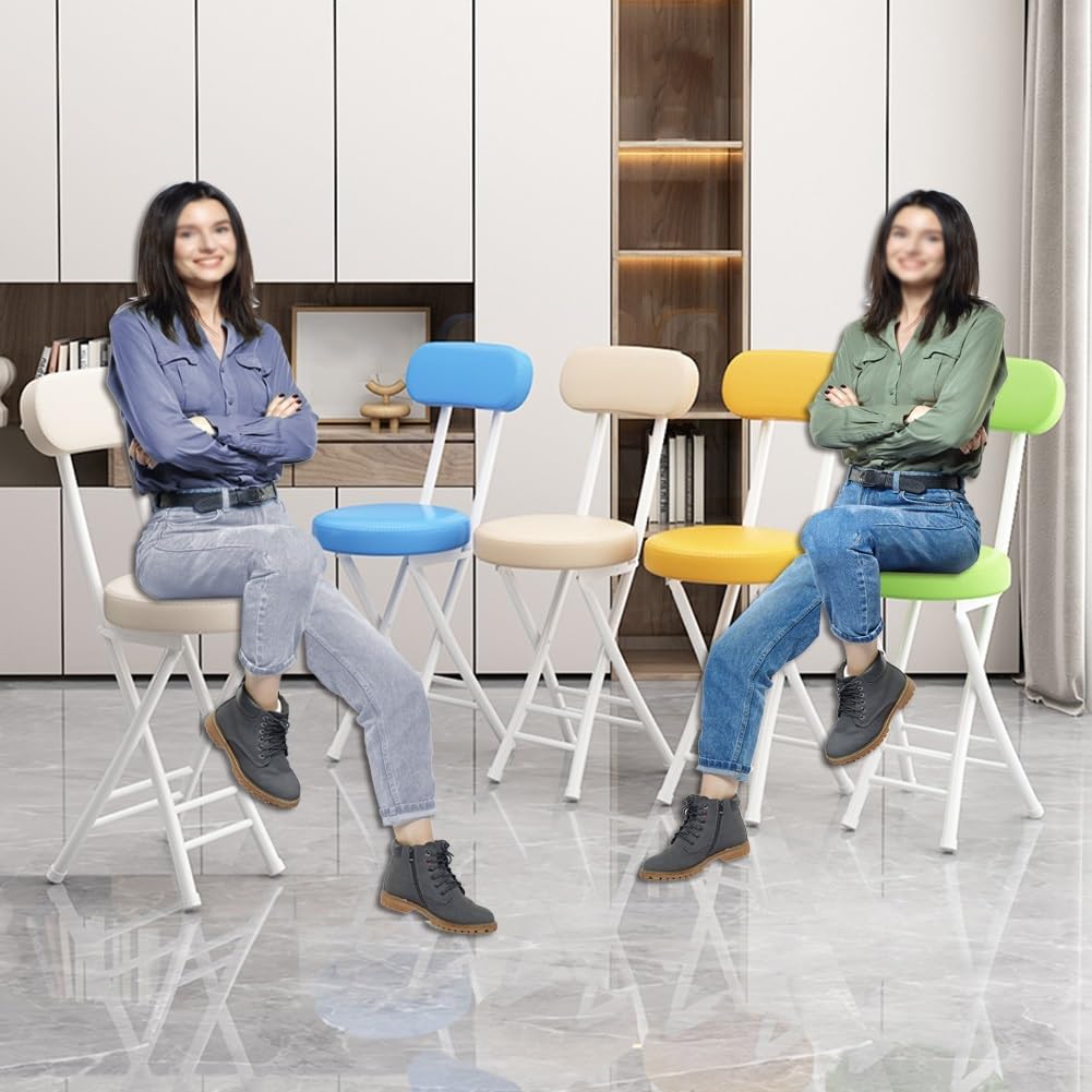 Black 18 inch Folding Stool D46151