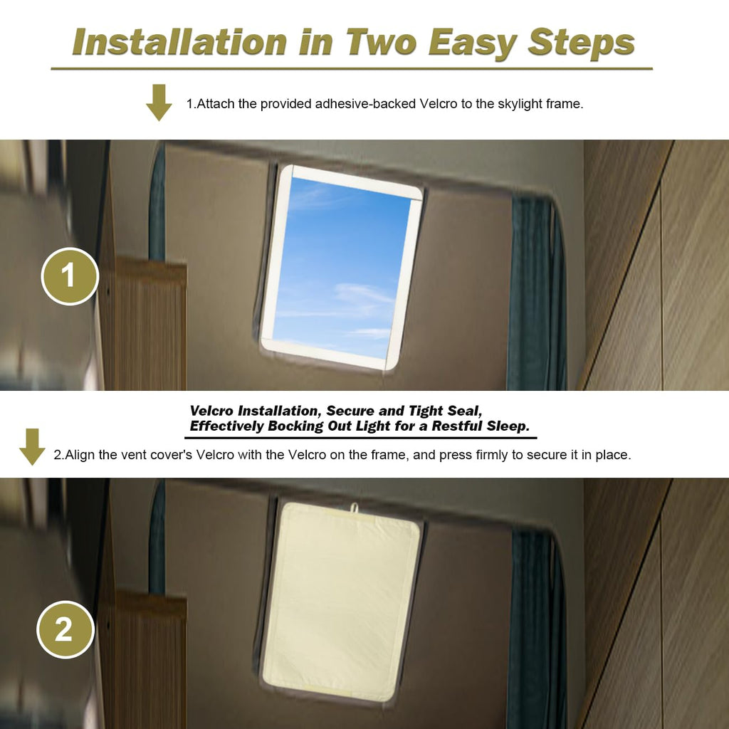 Waterproof RV Roof Vent Insulator and Shower Skylight Cover H18008