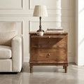 2-Drawer End Table with Charging Station Q253