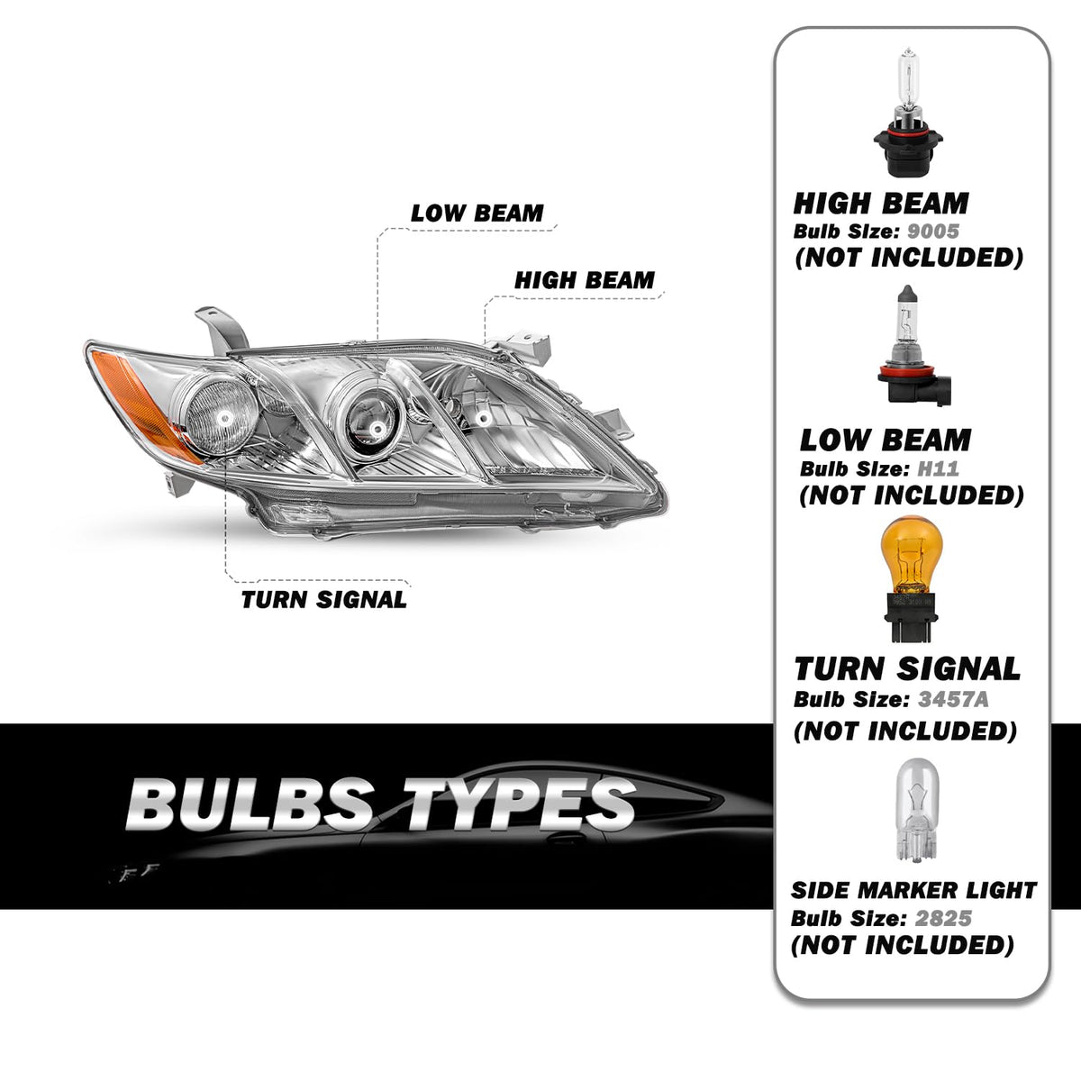 Headlight Assembly V818