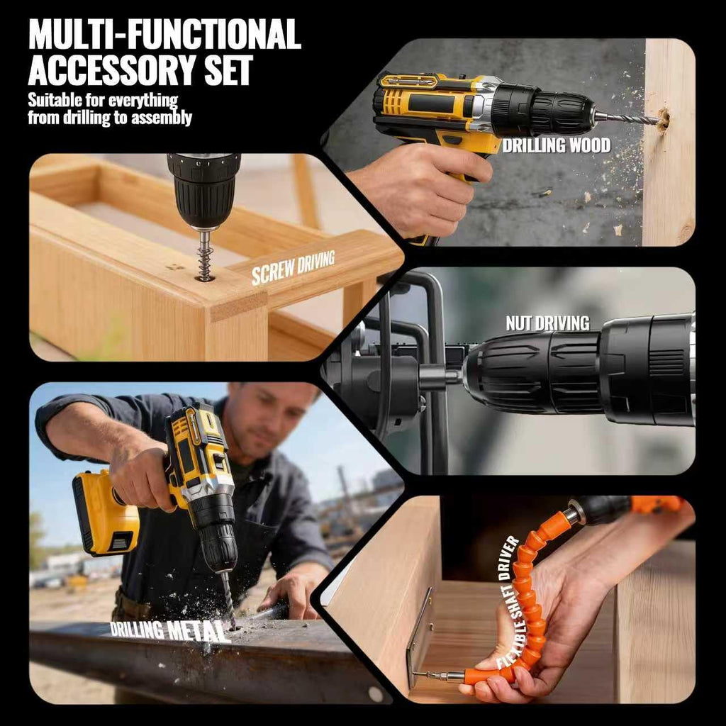 21V Cordless Drill Driver with 2 Batteries V888313