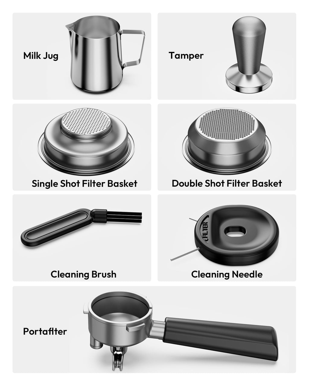 Espresso Machine with Grinder and Milk Frother Y486984