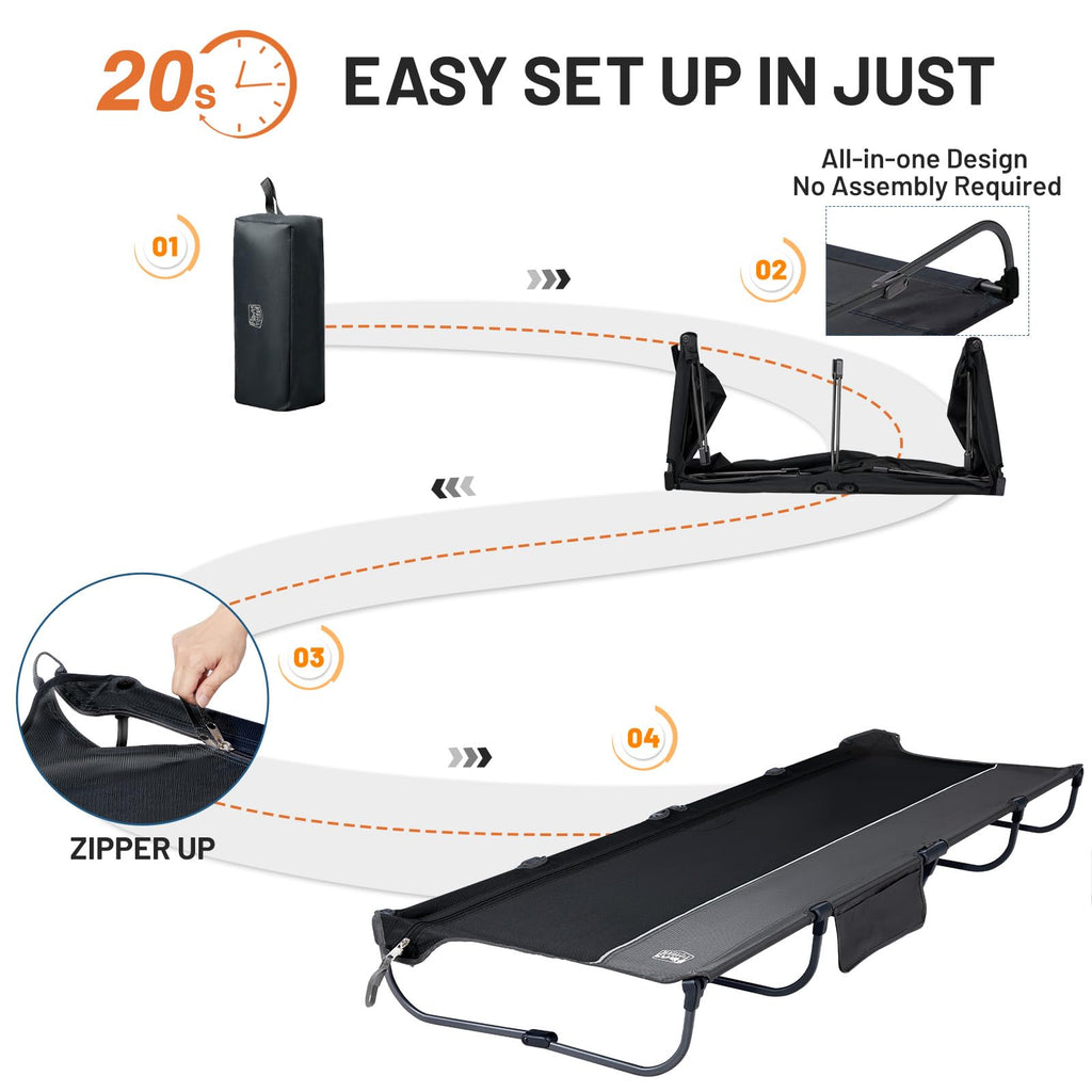 Aluminum Camping Cot E1733