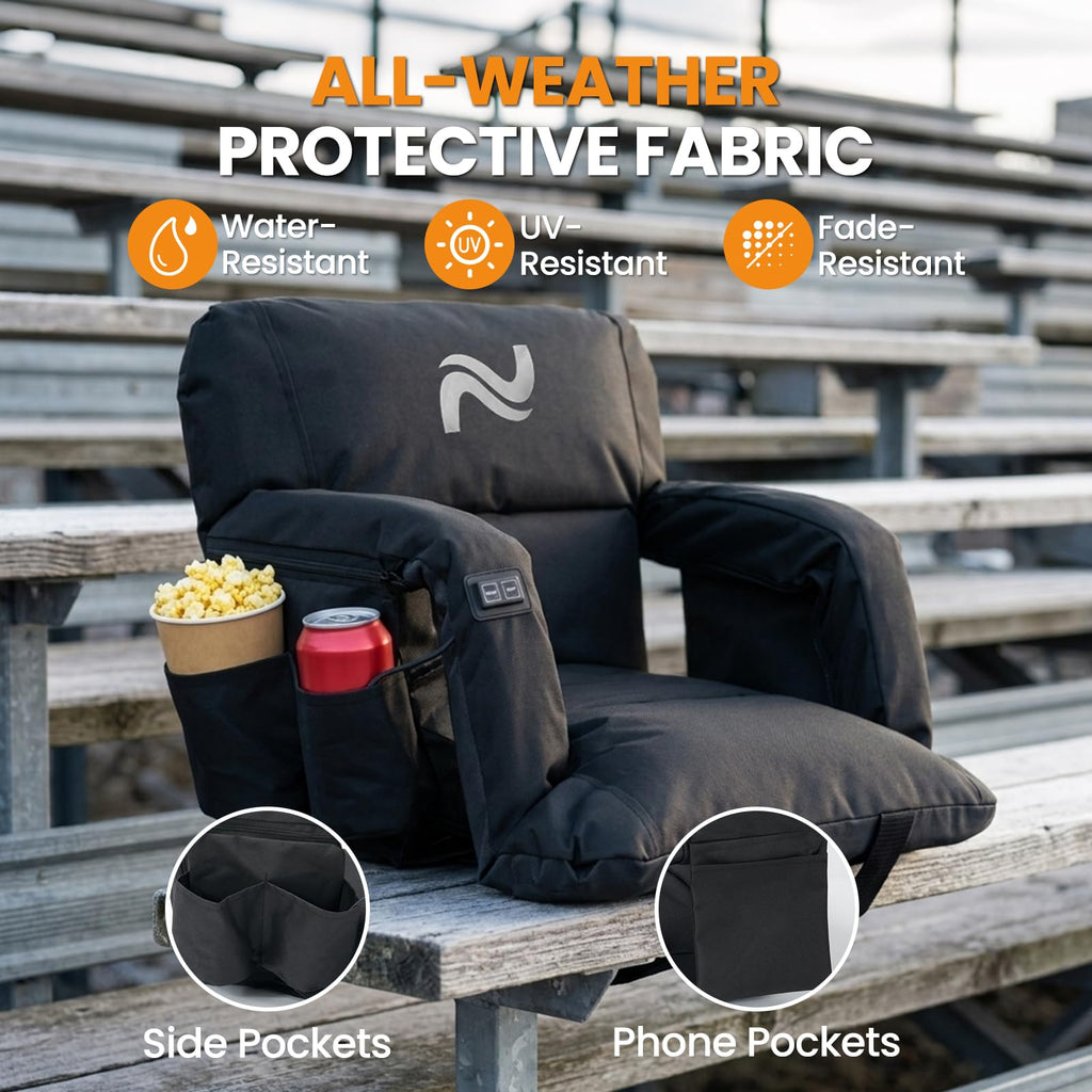 2 Pack Extra Thick Heated Stadium Seats V145642
