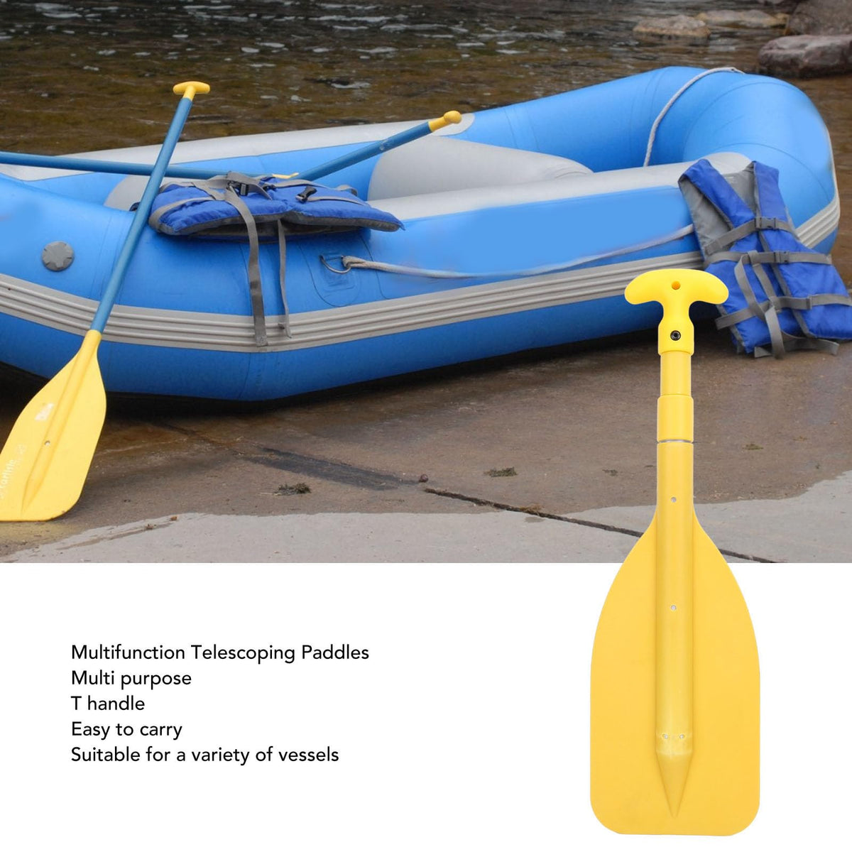 Pack of 2 Telescopic Kayak Paddles H67177