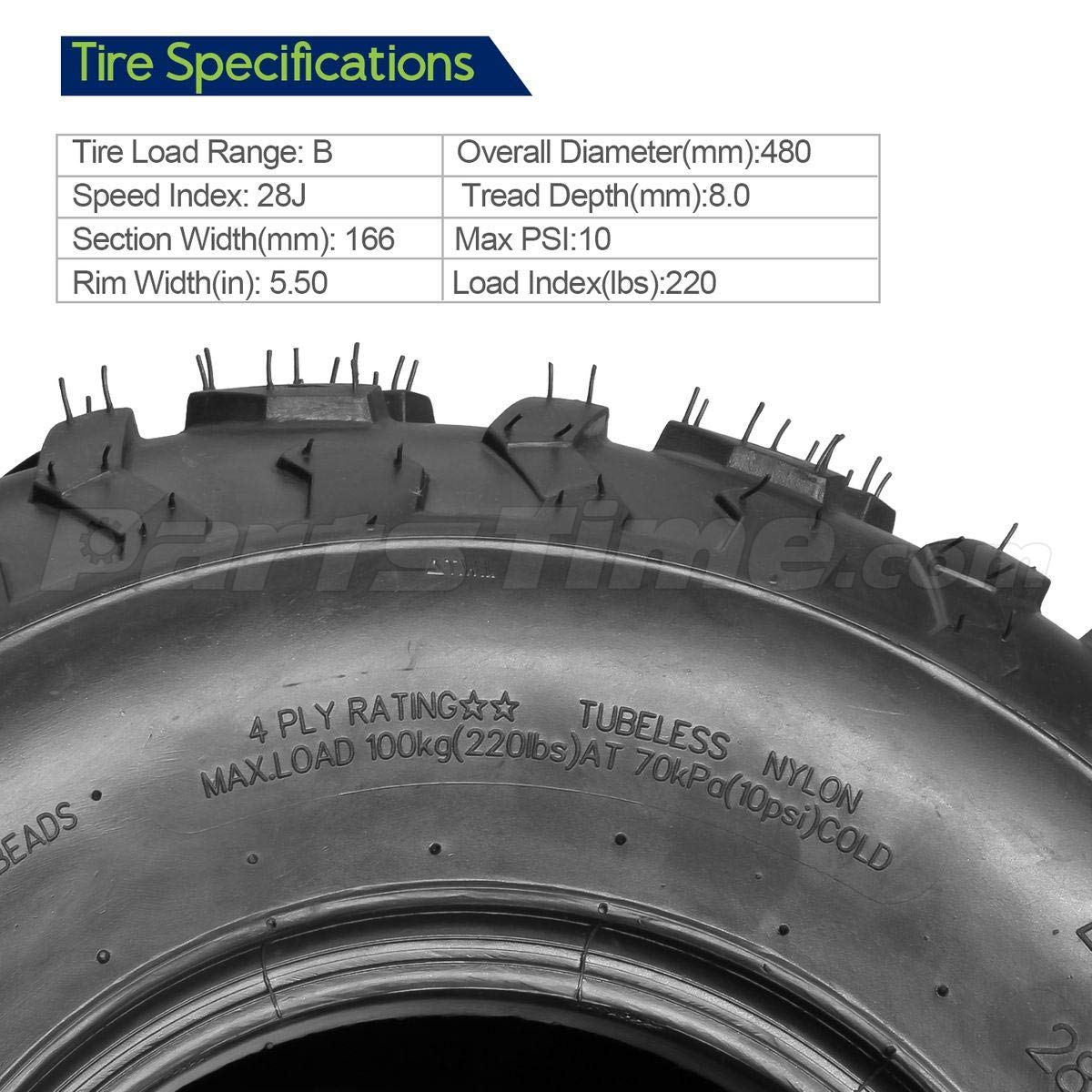 2pcs 19x7-8 ATV Tires H219