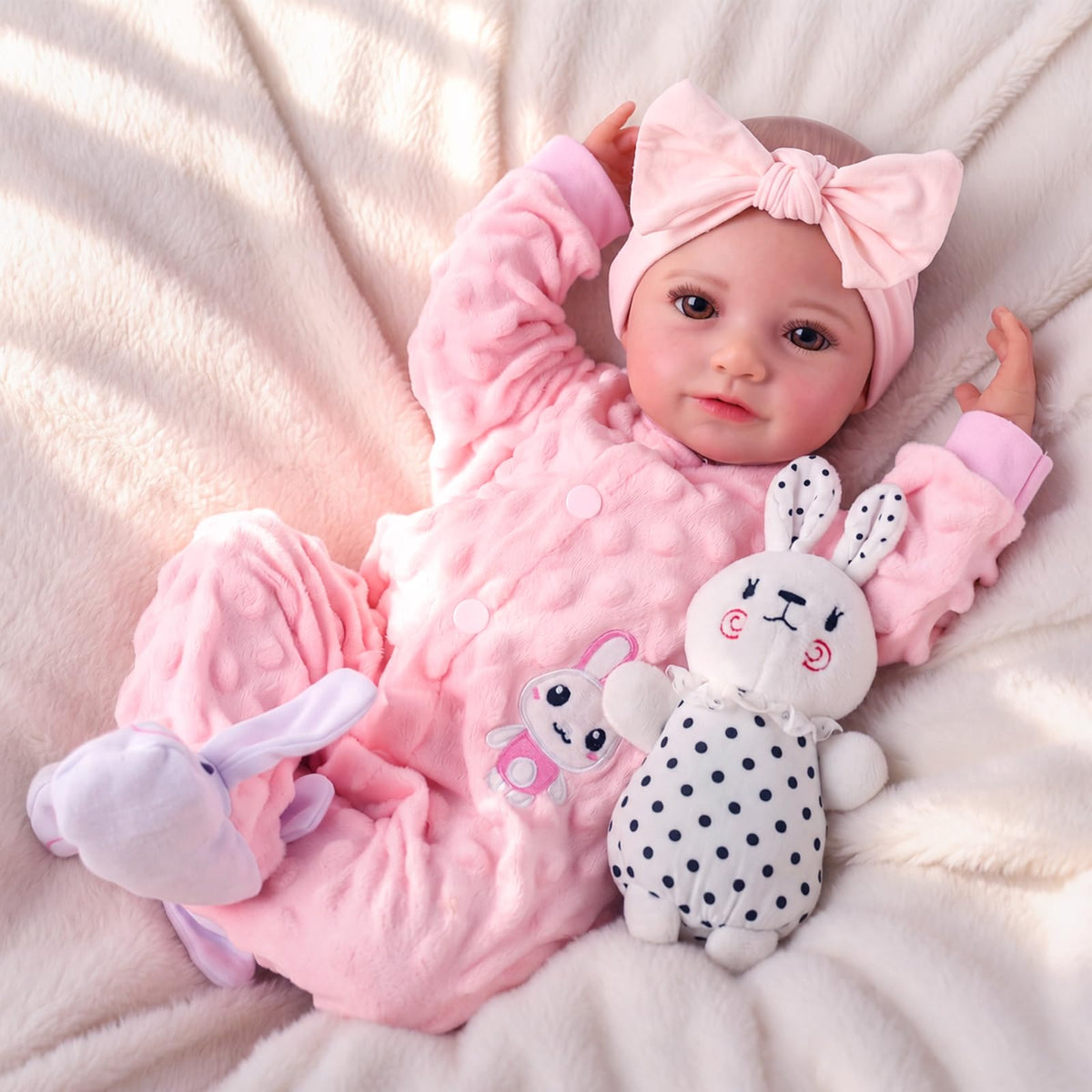 20 Inch Soft Vinyl Poseable Baby Doll E462541