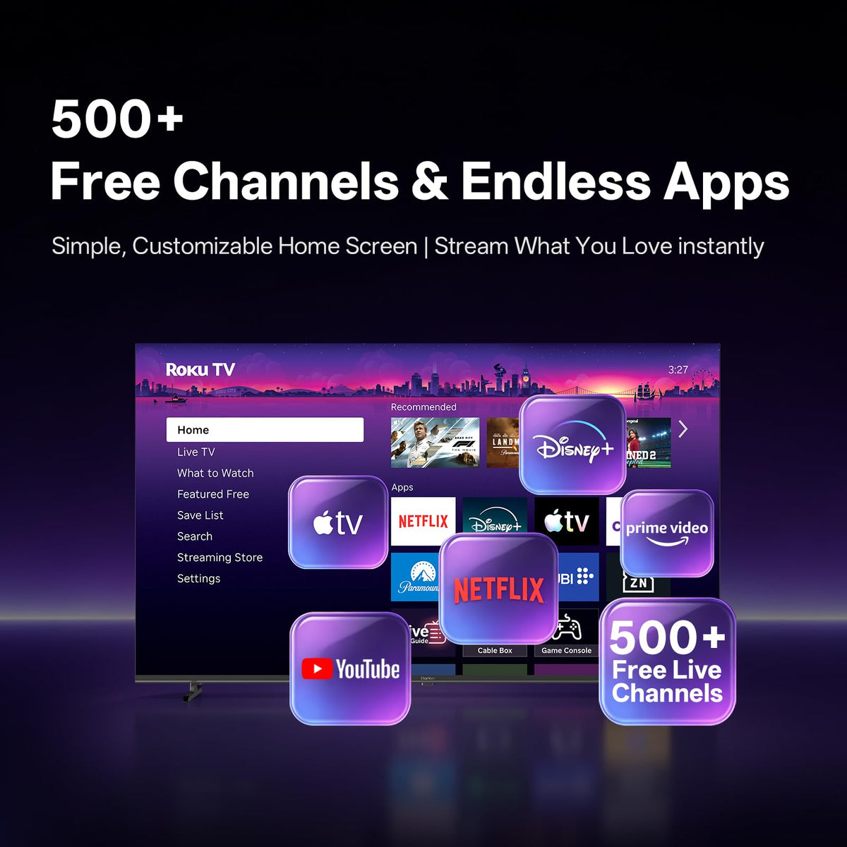 50 Inch 4K UHD Smart TV C5407