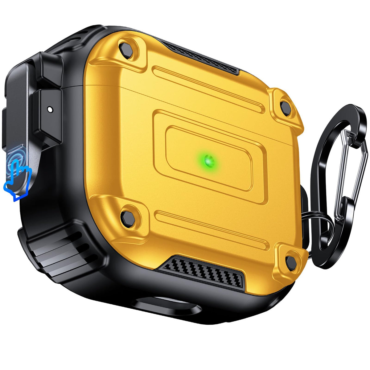 Yellow AirPods 3rd Generation Case with Keychain U9262