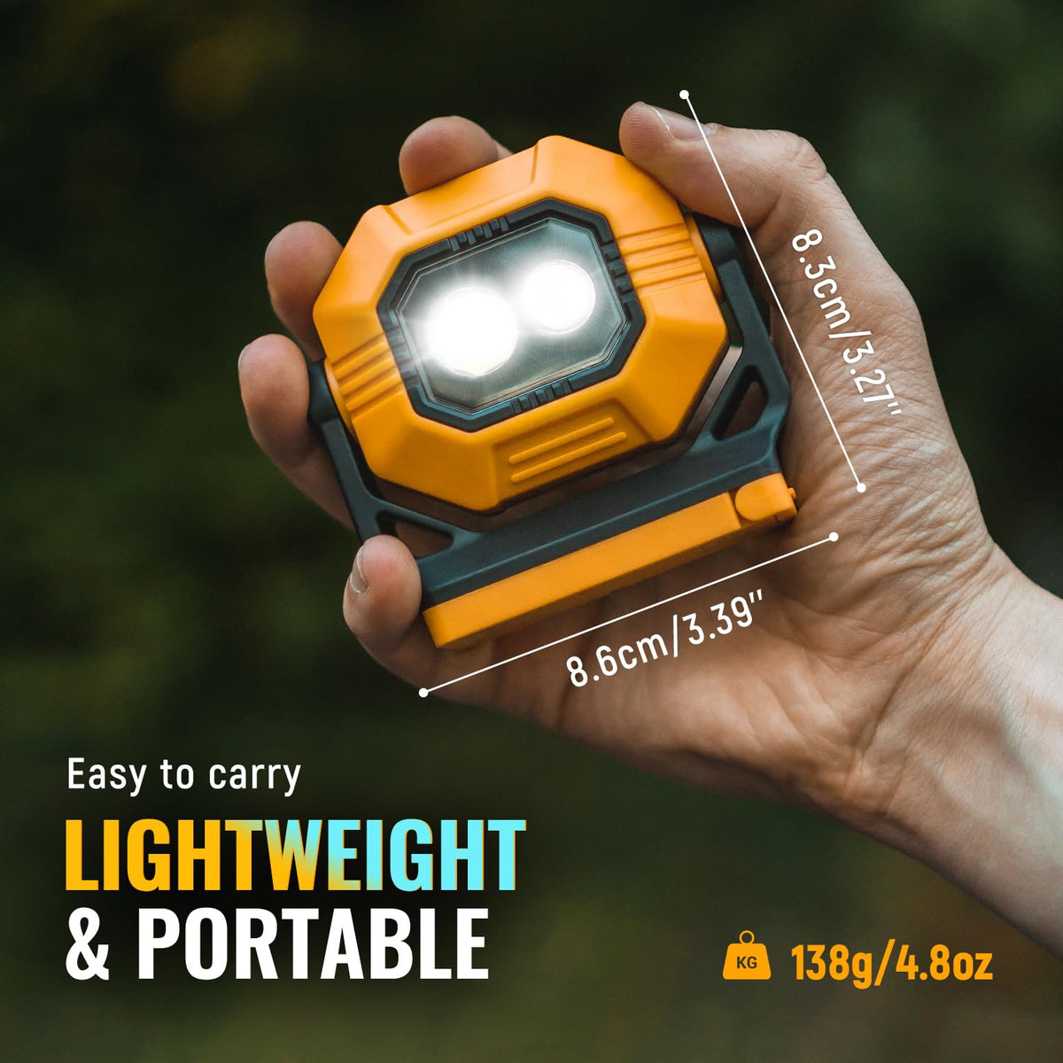 Rechargeable Magnetic Work Light 2 Pack N7760