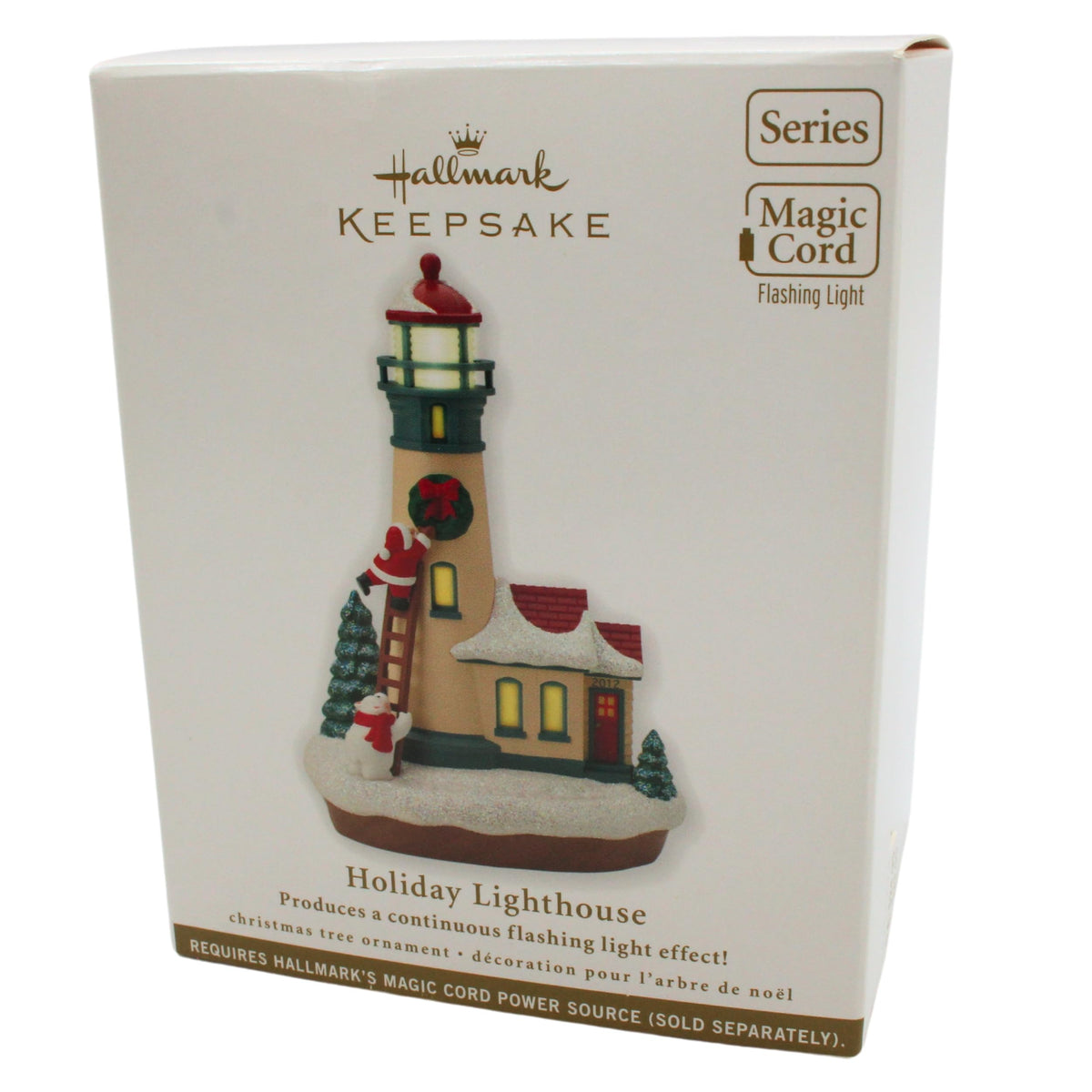 Holiday Lighthouse Ornament S267430
