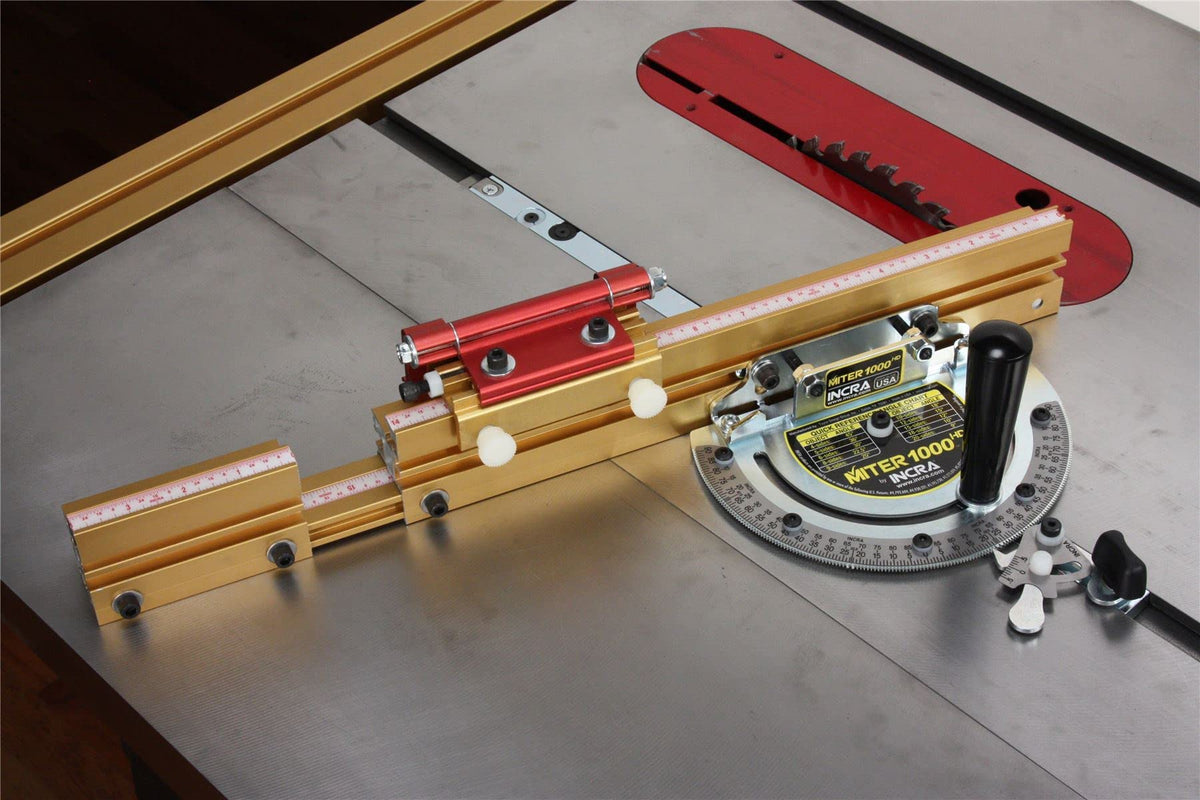 Miter Gauge with Telescoping Fence and Flip Shop Stop G322952