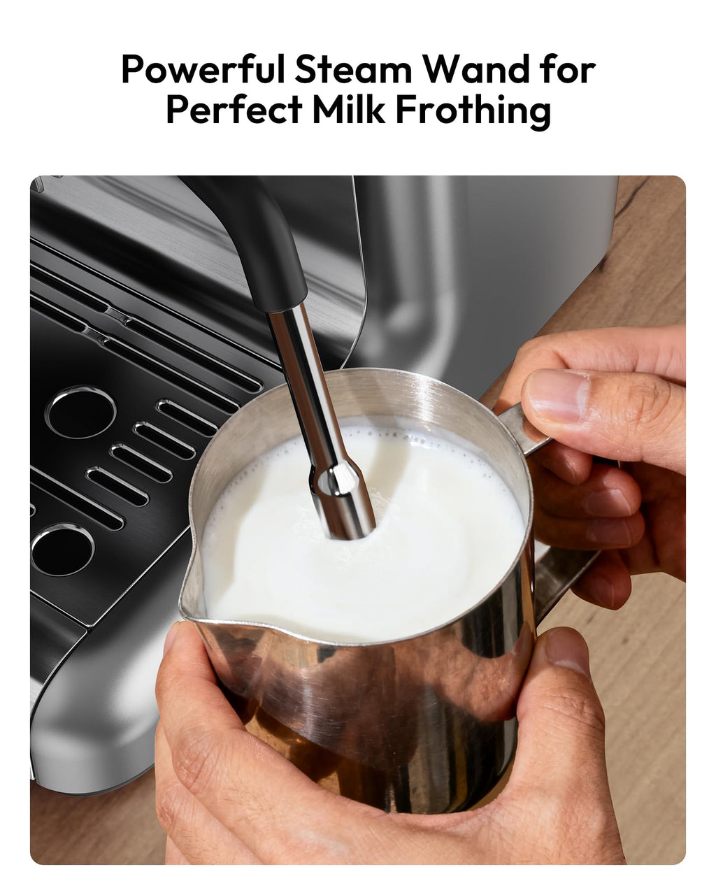 Espresso Machine with Grinder and Milk Frother Y486984