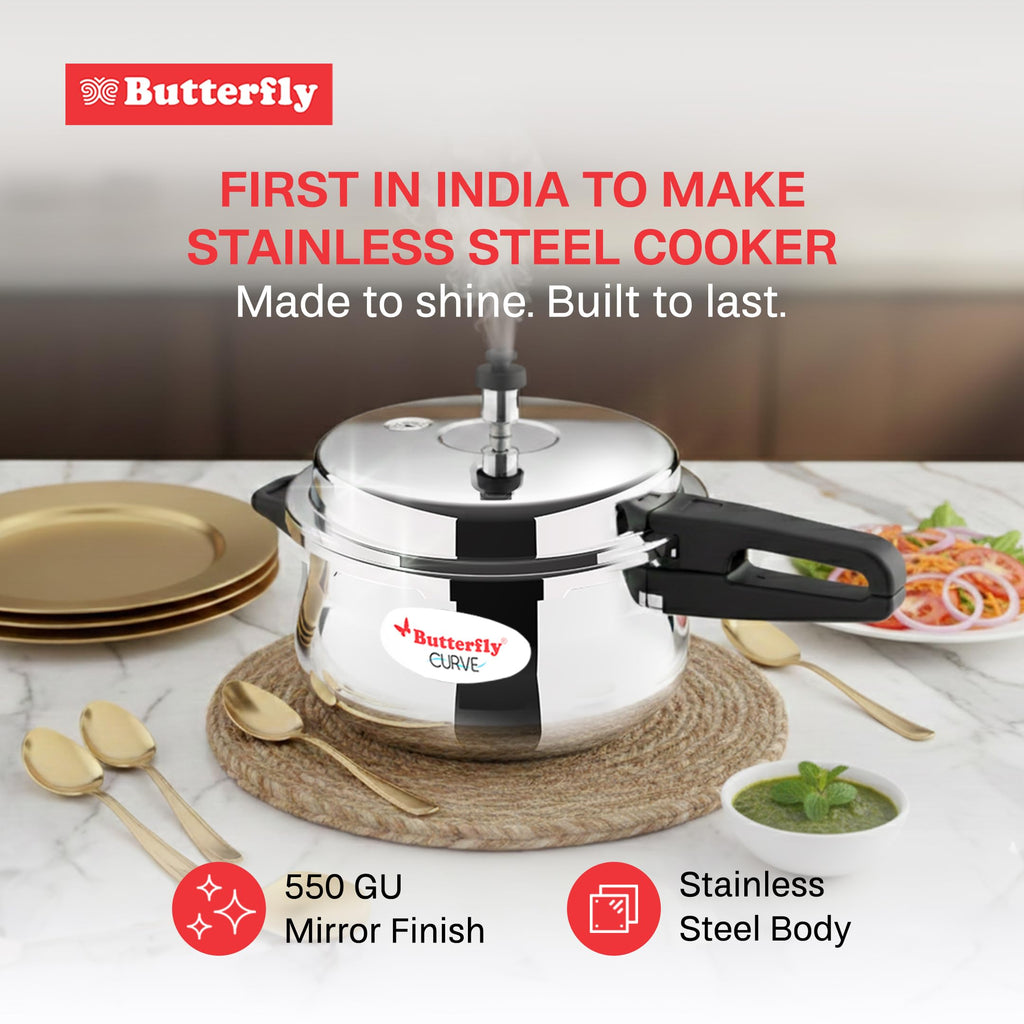 Stainless Steel 3-Liter Pressure Cooker C146055