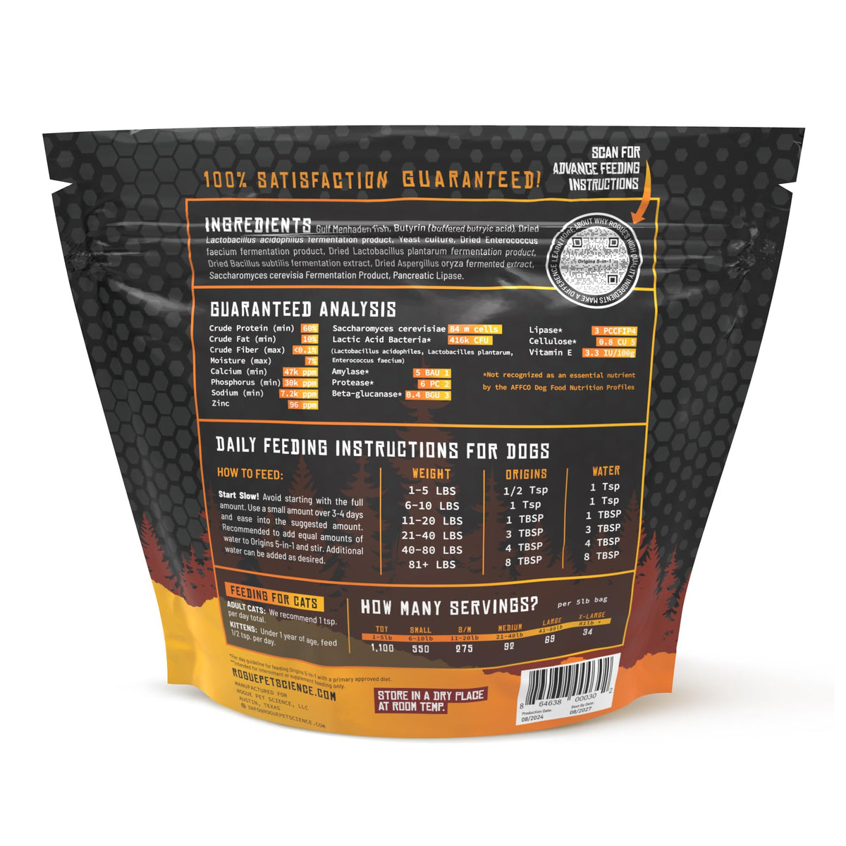 5-in-1 Dog Supplement Powdered Food Topper with Omega 3 Fish Oil 5 lbs M810828