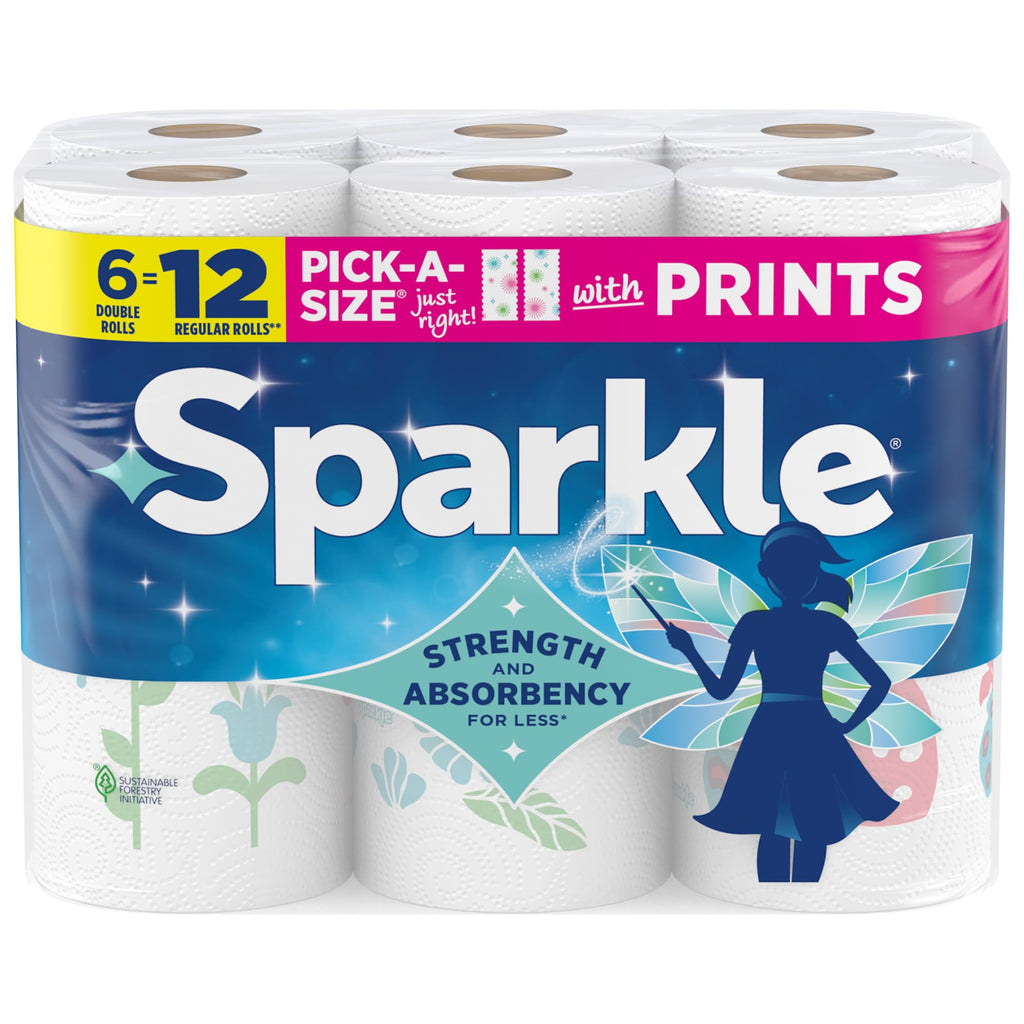 2-Ply Paper Towels, 6 Double Rolls H49315