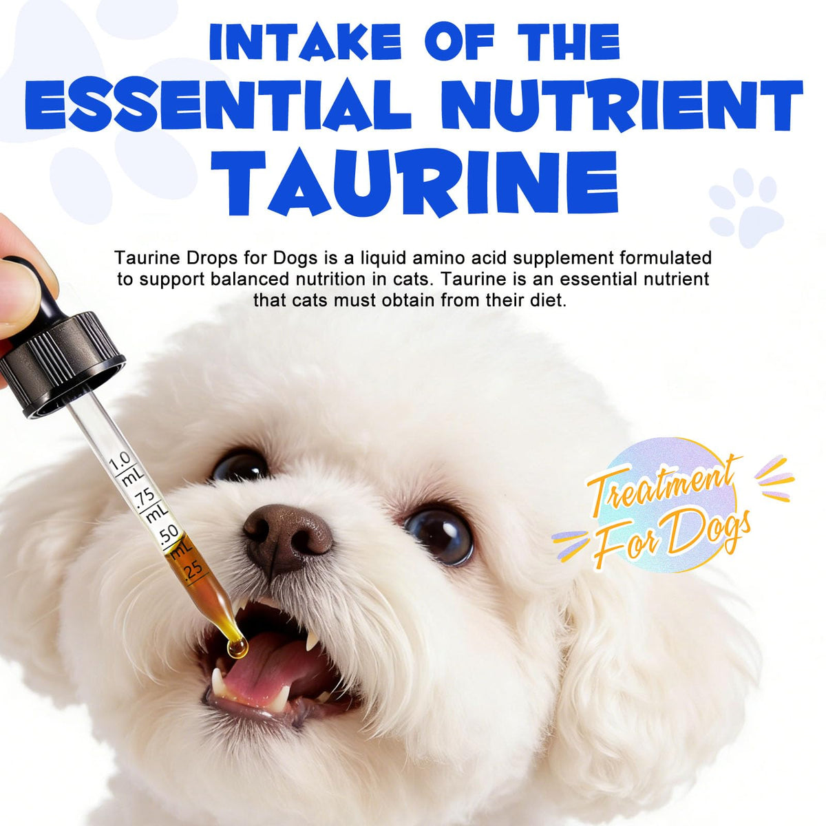 Taurine Liquid Supplement for Dogs 60ml I93610