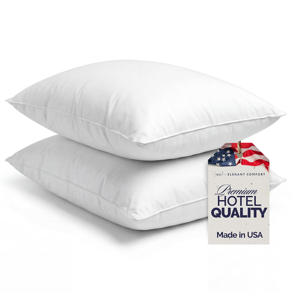 King Size Cotton Bed Pillows Set of 2 Z94635