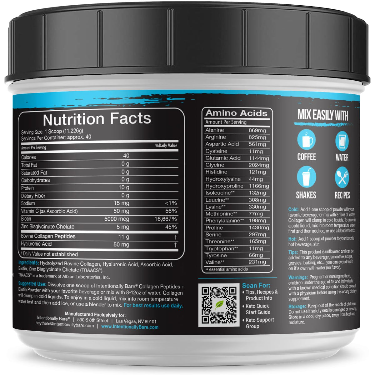 Collagen Peptides Powder 16oz C1675