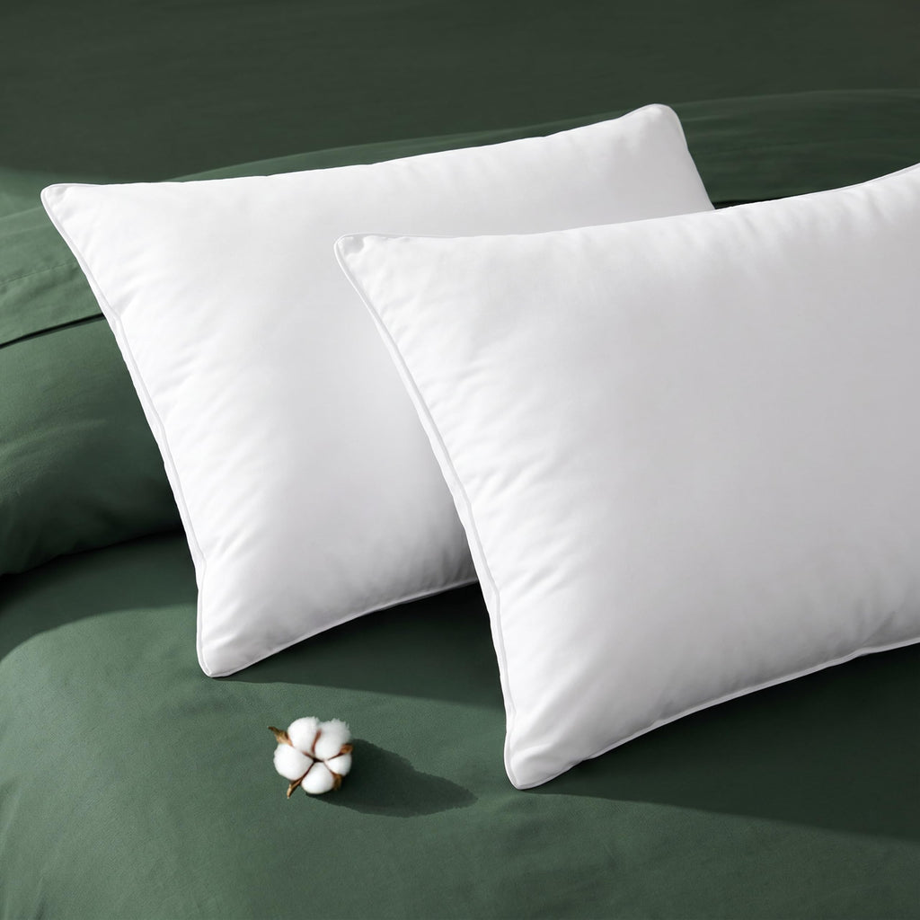 King Size Cotton Bed Pillows Set of 2 Z94635